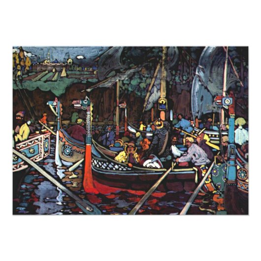 Kandinsky - Wolga Song, Fotodruck (Vorne)