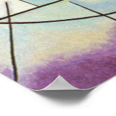 Kandinsky Yellow Blue Abstrakte Leinwand Malerei Poster (Ecke)