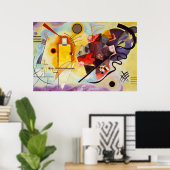 Kandinsky Yellow Blue Abstrakte Leinwand Malerei Poster (Heimbüro)