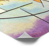 Kandinsky Yellow Blue Abstrakte Leinwand Malerei Poster (Ecke)