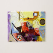 Kandinsky Yellow Blue Abstrakte Malerei Puzzle (Horizontal)