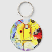 Kandinsky Yellow Blue Key Chain Schlüsselanhänger (Vorderseite)