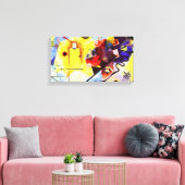 Kandinsky Yellow Blue Leinwand Wrap (Insitu (Wohnzimmer))