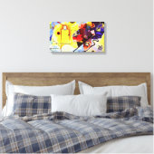 Kandinsky Yellow Blue Leinwand Wrap (Insitu (Schlafzimmer))