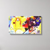 Kandinsky Yellow Blue Leinwand Wrap (Vorderseite)