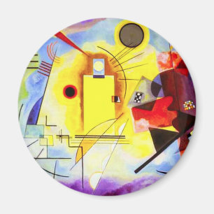 Kandinsky Yellow Blue Magnet