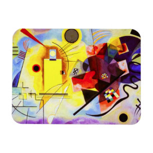 Kandinsky Yellow Blue Magnet