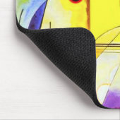 Kandinsky Yellow Blue Mouse Pad Mousepad (Ecke)