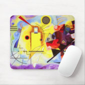 Kandinsky Yellow Blue Mouse Pad Mousepad (Mit Mouse)