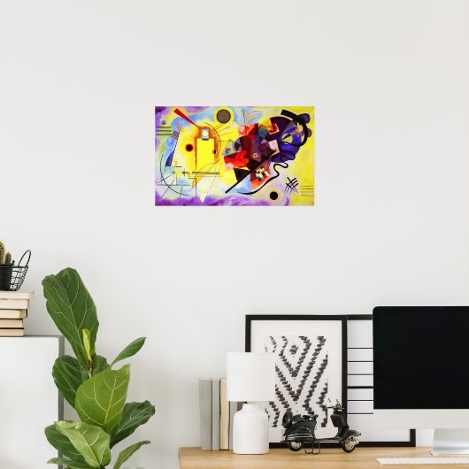 Kandinsky Yellow Blue Poster (Heimbüro)