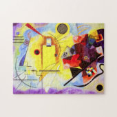 Kandinsky Yellow Blue Puzzle (Horizontal)