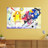 KANDINSKY - YELLOW RED BLUE - 1925 - Bauhaus - Leinwanddruck (Insitu (Wohnzimmer))