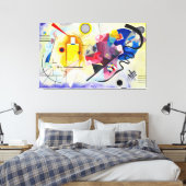 KANDINSKY - YELLOW RED BLUE - 1925 - Bauhaus - Leinwanddruck (Insitu (Schlafzimmer))