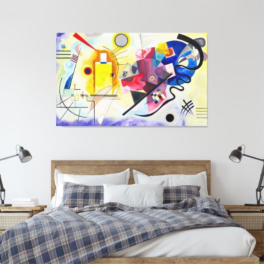 KANDINSKY - YELLOW RED BLUE - 1925 - Bauhaus - Leinwanddruck (Insitu (Schlafzimmer))