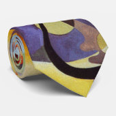 Kandinsky Yellow Red Blue Abstrakt Krawatte (Gerollt)