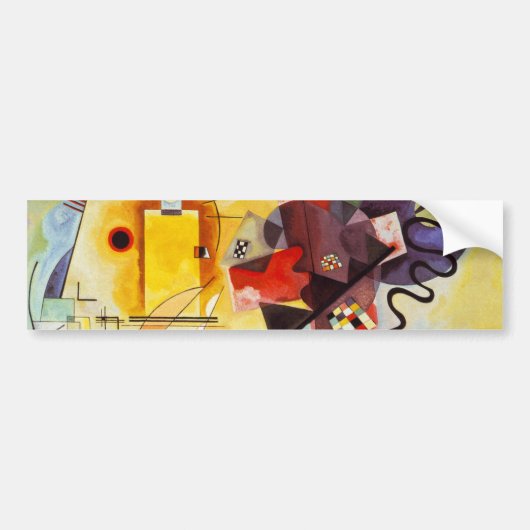 Kandinsky Yellow Red Blue Autoaufkleber (Vorne)