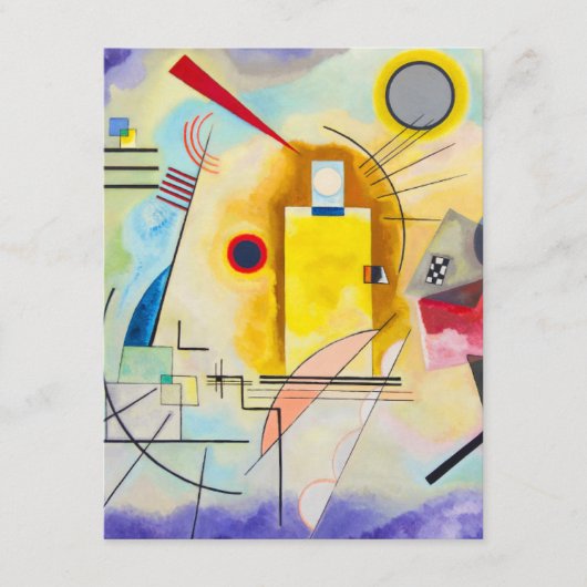 Kandinsky Yellow-Red-Blue Begleitkarte (Vorderseite)