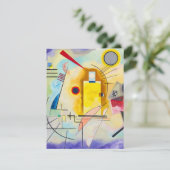 Kandinsky Yellow-Red-Blue Begleitkarte (Stehend Vorderseite)