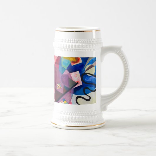 Kandinsky Yellow-Red-Blue Bierglas (Rechts)