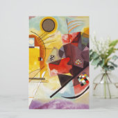 Kandinsky Yellow Red Blue Briefpapier (Stehend Vorderseite)