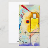 Kandinsky Yellow-Red-Blue Feiertagskarte (Vorne/Hinten)