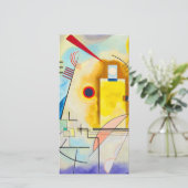 Kandinsky Yellow-Red-Blue Feiertagskarte (Stehend Vorderseite)