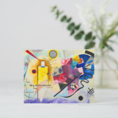 Kandinsky Yellow-Red-Blue Feiertagspostkarte (Stehend Vorderseite)