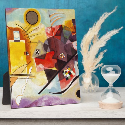 Kandinsky Yellow Red Blue Fotoplatte (Seite)