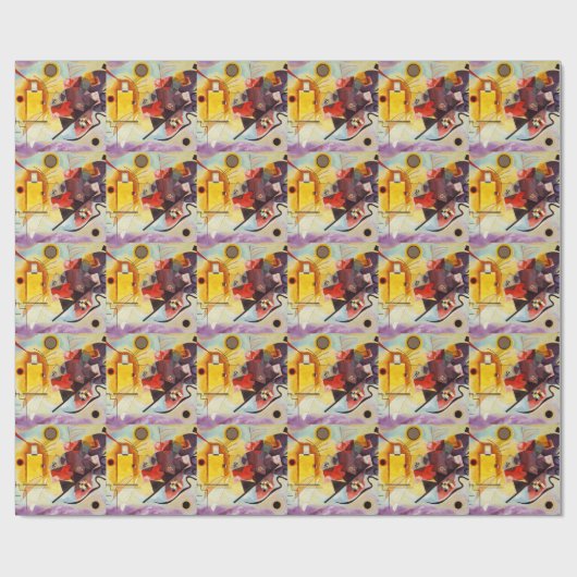 Kandinsky Yellow Red Blue Geschenkpapier (Flach)