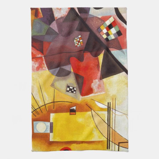 Kandinsky Yellow Red Blue Geschirrtuch (Vertikal)