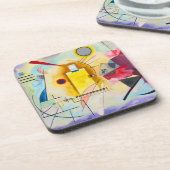 Kandinsky Yellow-Red-Blue Getränkeuntersetzer (Linke Seite)
