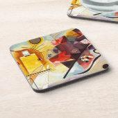 Kandinsky Yellow Red Blue Getränkeuntersetzer (Linke Seite)