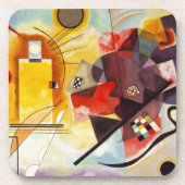 Kandinsky Yellow Red Blue Getränkeuntersetzer (Vorderseite)