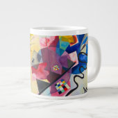Kandinsky Yellow-Red-Blue Jumbo-Tasse (Vorderseite Rechts)