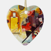 Kandinsky Yellow Red Blue Keramik Ornament (Rechts)