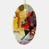 Kandinsky Yellow Red Blue Keramik Ornament (Rechts)