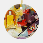 Kandinsky Yellow Red Blue Keramikornament (Vorne)