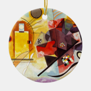 Kandinsky Yellow Red Blue Keramikornament