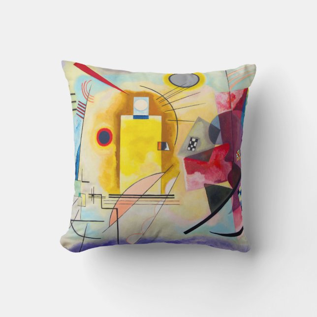 Kandinsky Yellow-Red-Blue Kissen (Vorderseite)