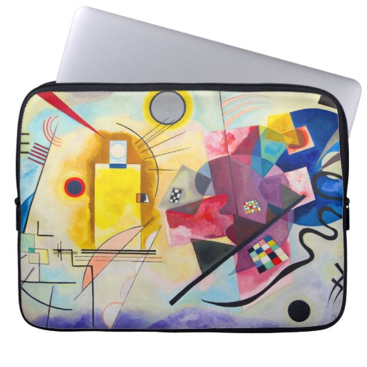 Kandinsky Yellow-Red-Blue Laptopschutzhülle (Vorderseite)
