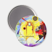 Kandinsky Yellow Red Blue Magnet (Vorderseite/Rückseite)