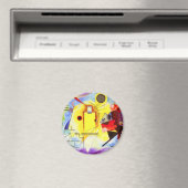 Kandinsky Yellow Red Blue Magnet (In Situ (Geschirrspüler))
