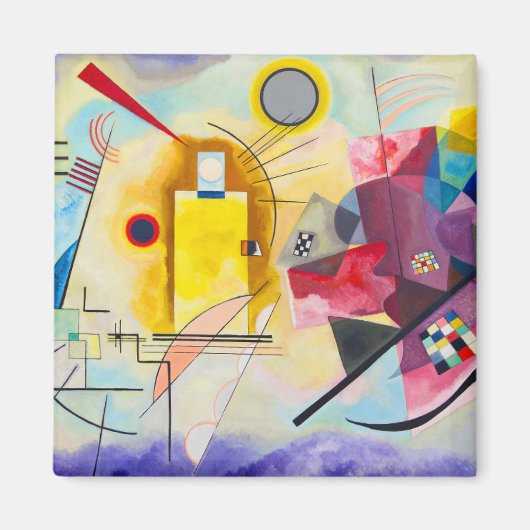 Kandinsky Yellow-Red-Blue Magnet (Vorne)