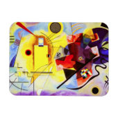 Kandinsky Yellow Red Blue Magnet (Horizontal)