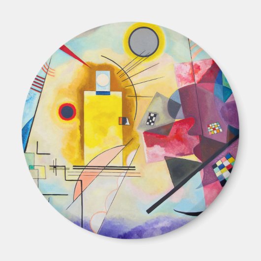 Kandinsky Yellow-Red-Blue Magnet (Vorne)