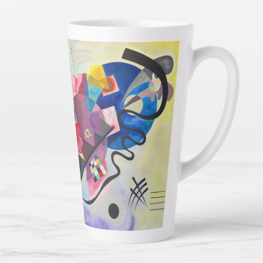 Kandinsky Yellow-Red-Blue Milchtasse (Rechts)