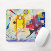 Kandinsky Yellow-Red-Blue Mousepad (Mit Mouse)