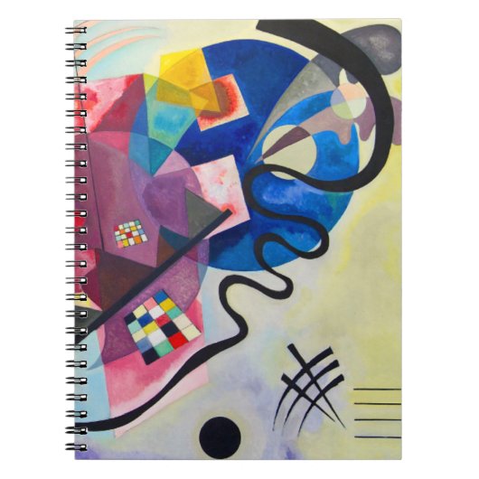 Kandinsky Yellow-Red-Blue Notizblock (Vorderseite)