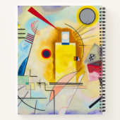 Kandinsky Yellow-Red-Blue Notizblock (Rückseite)
