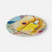 Kandinsky Yellow-Red-Blue Pappteller (Schrägansicht)